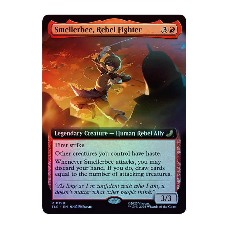 π« Smellerbee, Rebel Fighter BORDERLESS FOIL - TLE 198 π« Avatar: The Last Airbender Eternal π« Magic the Gathering π« NM