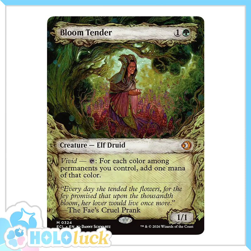 π« Bloom Tender BORDERLESS - ECL 324 π« Lorwyn Eclipsed π« MTG NM
