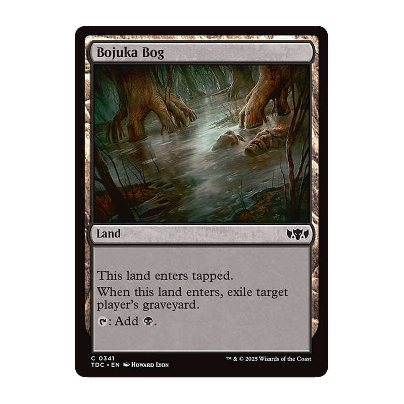 π« Bojuka Bog - TDC 341 π« Tarkir Dragonstorm Commander π« Magic the Gathering π« NM