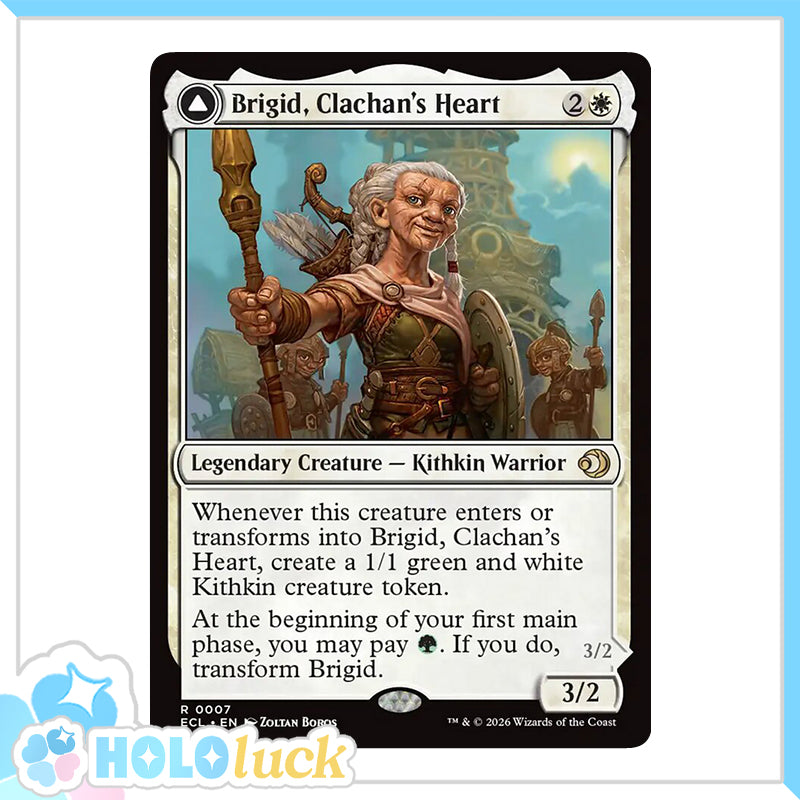 π« Brigid, Clachan's Heart - ECL 7 π« Lorwyn Eclipsed π« MTG NM