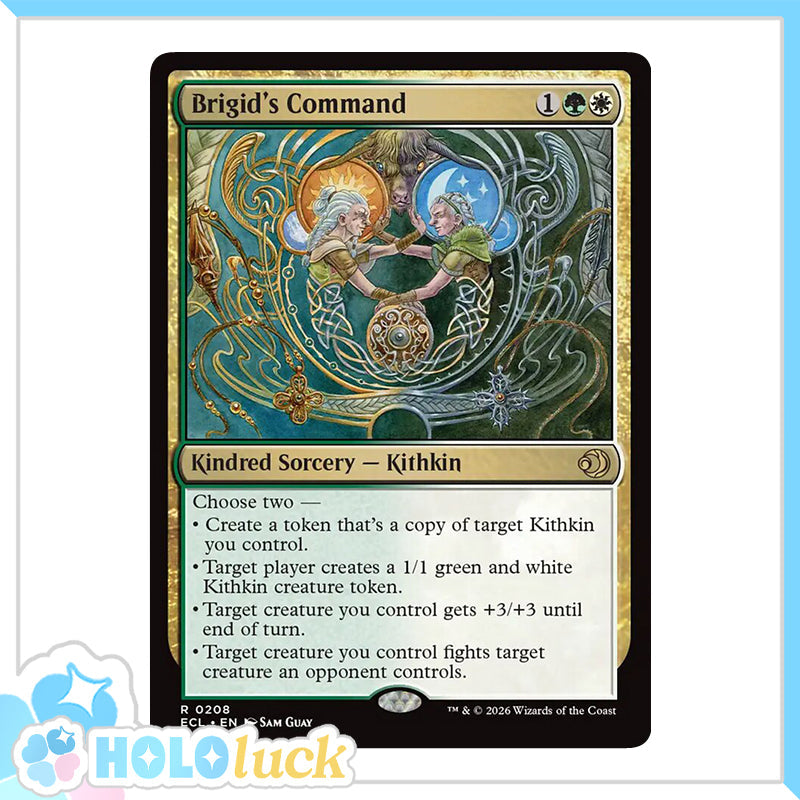 π« Brigid's Command - ECL 208 π« Lorwyn Eclipsed π« MTG NM