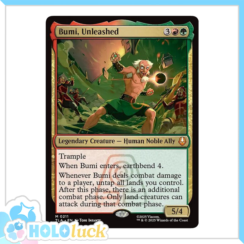 π« Bumi, Unleashed - TLA 211 π« Avatar: The Last Airbender π« MTG NM