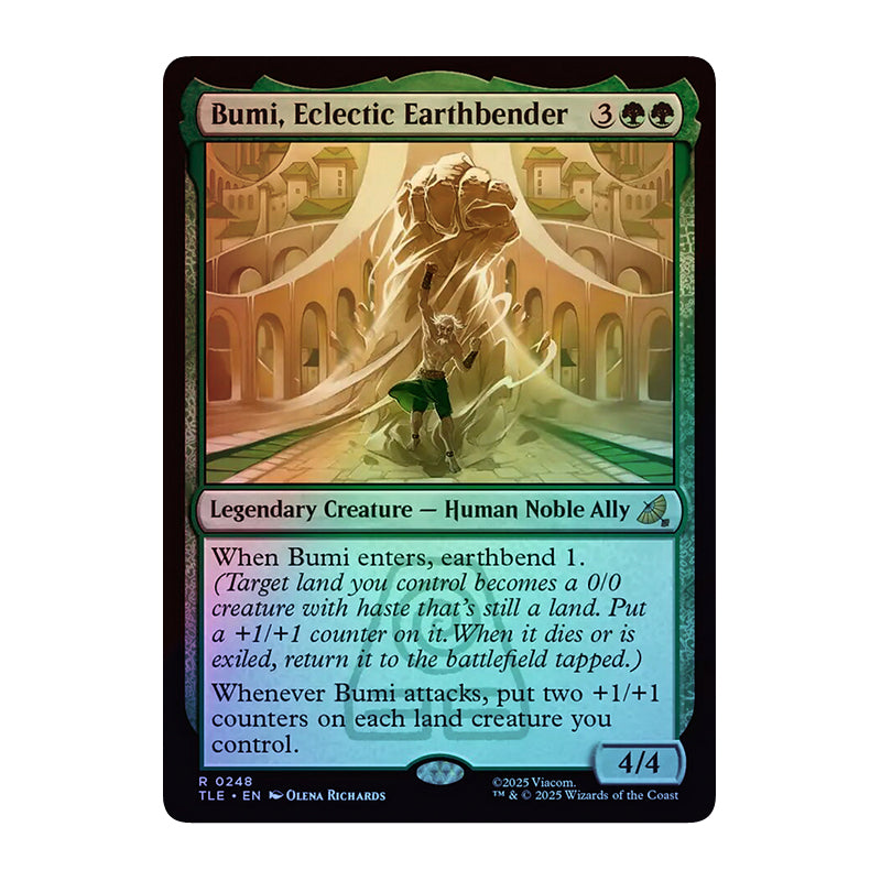 π« Bumi, Eclectic Earthbender FOIL - TLE 248 π« Avatar: The Last Airbender Eternal π« Magic the Gathering π« NM