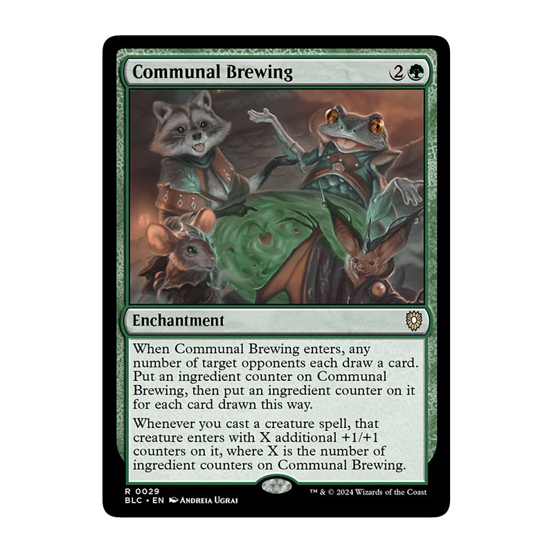 π« Communal Brewing - BLC 29 π« Bloomburrow Commander π« Magic the Gathering π« NM