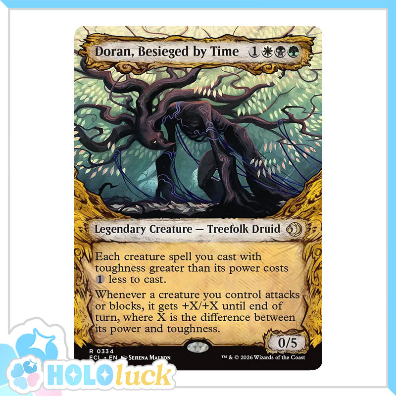 π« Doran, Besieged by Time BORDERLESS - ECL 334 π« Lorwyn Eclipsed π« MTG NM