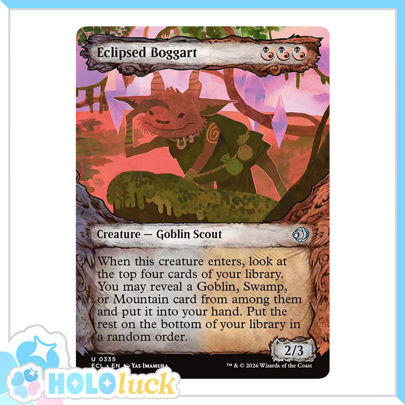 π« Eclipsed Boggart BORDERLESS - ECL 335 π« Lorwyn Eclipsed π« MTG NM