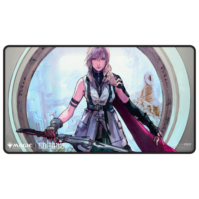 Ultra Pro: MTG Final Fantasy Playmat - Lightning, Army of One - Premium Black Stitched