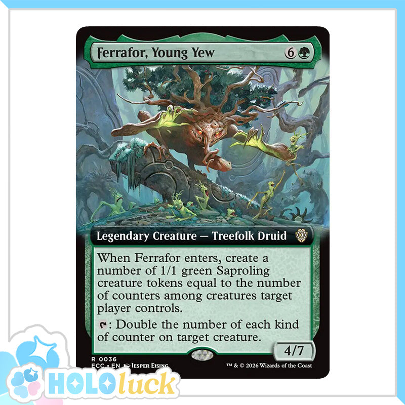 π« Ferrafor, Young Yew BORDERLESS - ECL 36 π« Lorwyn Eclipsed π« MTG NM