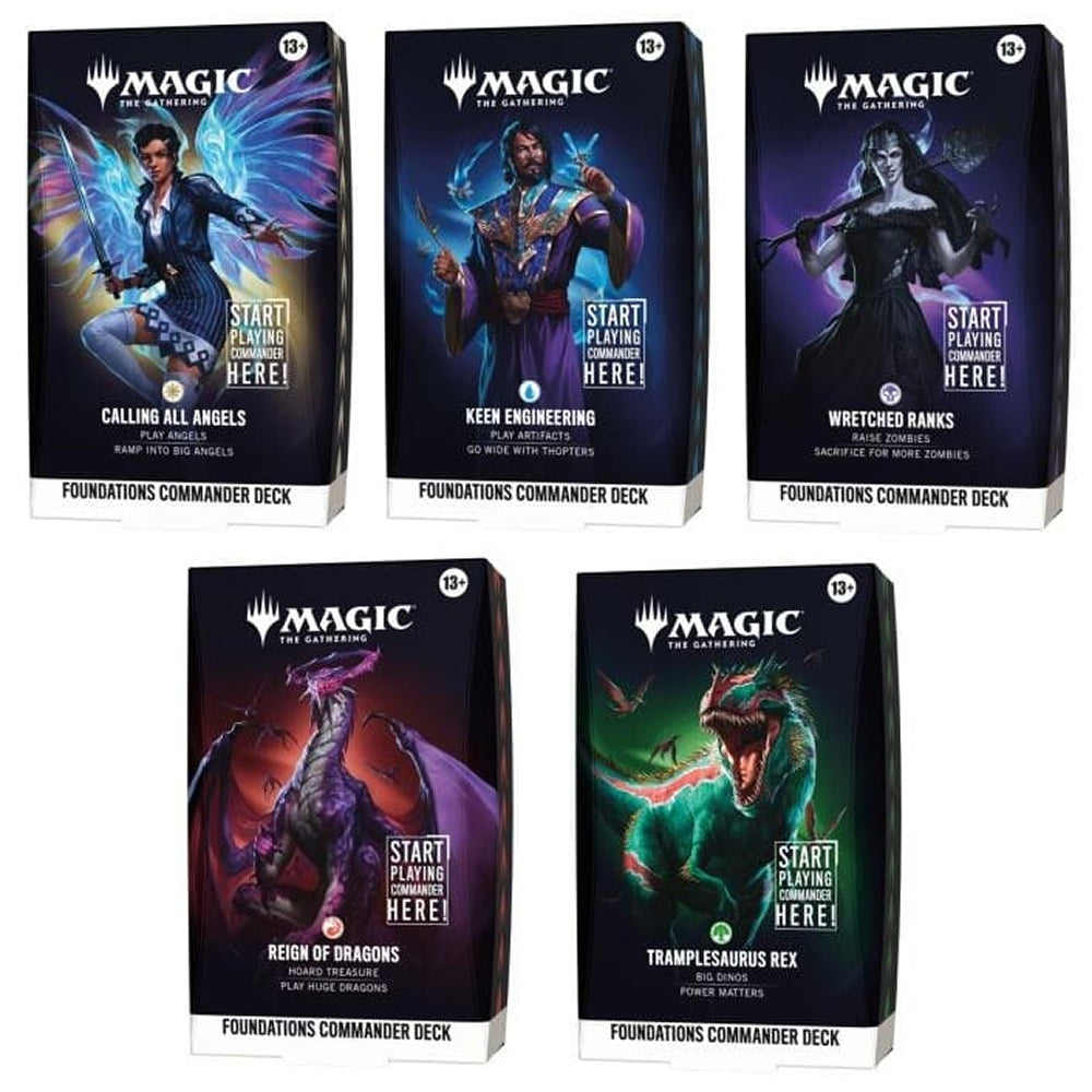 Foundations Commander Deck - Set of 5