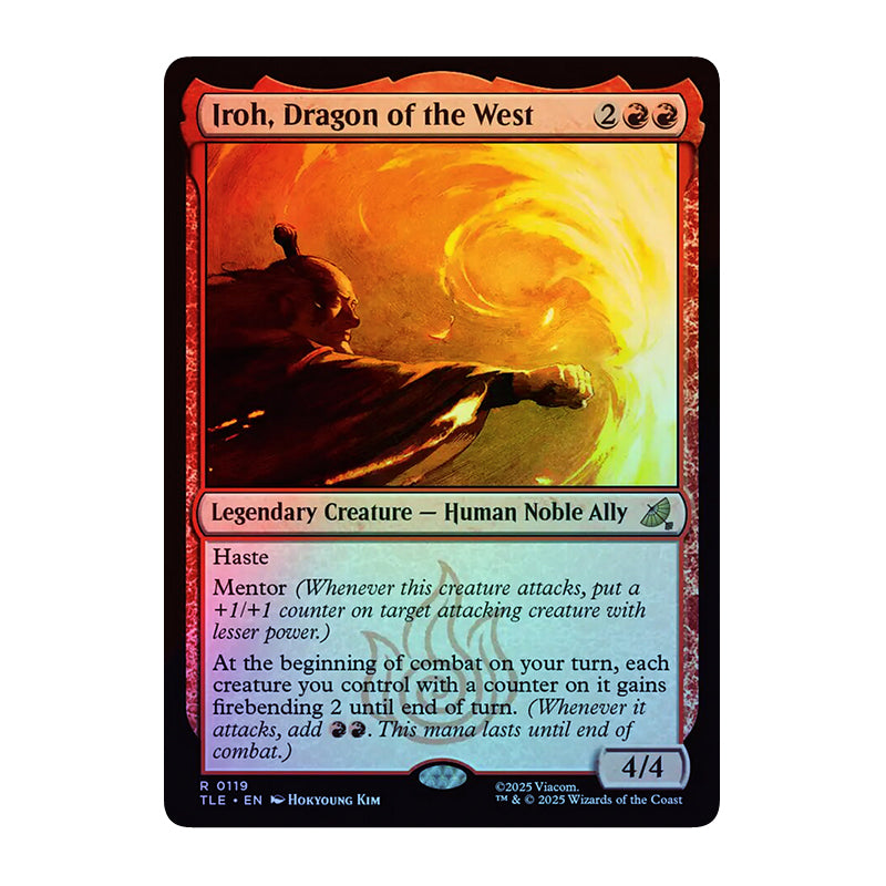 π« Iroh, Dragon of the West FOIL - TLE 119 π« Avatar: The Last Airbender Eternal π« Magic the Gathering π« NM