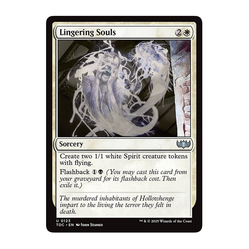 π« Lingering Souls - TDC 322 π« Tarkir Dragonstorm Commander π« Magic the Gathering π« NM
