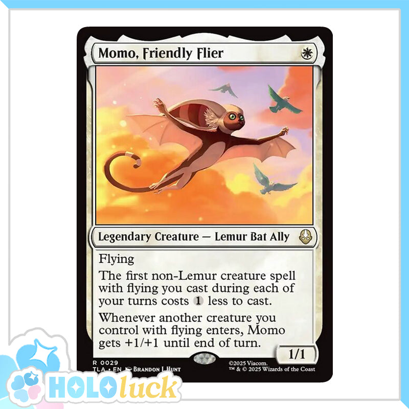 π« Momo, Friendly Flier - TLA 29 π« Avatar: The Last Airbender π« MTG NM
