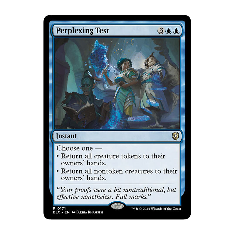 π« Perplexing Test - BLC 171 π« Bloomburrow Commander π« Magic the Gathering π« NM