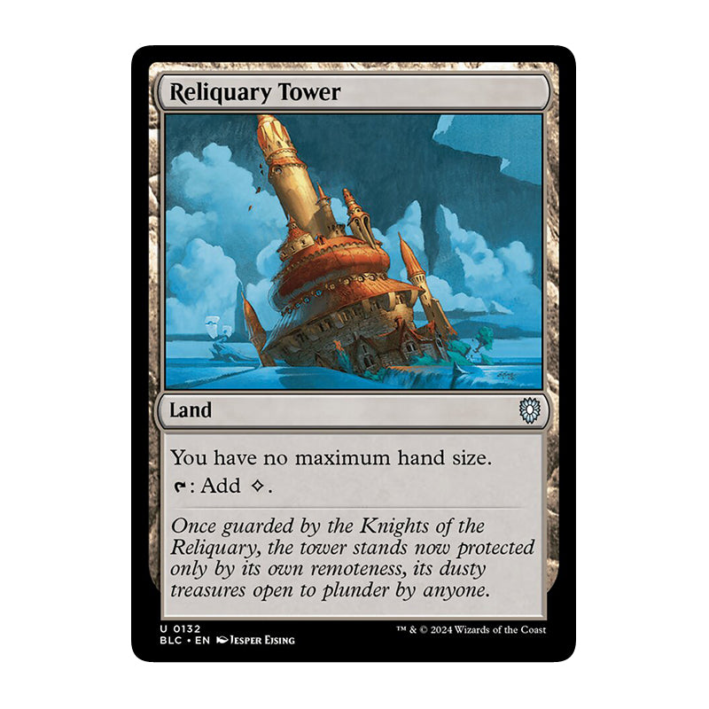 π« Reliquary Tower - BLC 132 π« Bloomburrow Commander π« Magic the Gathering π« NM