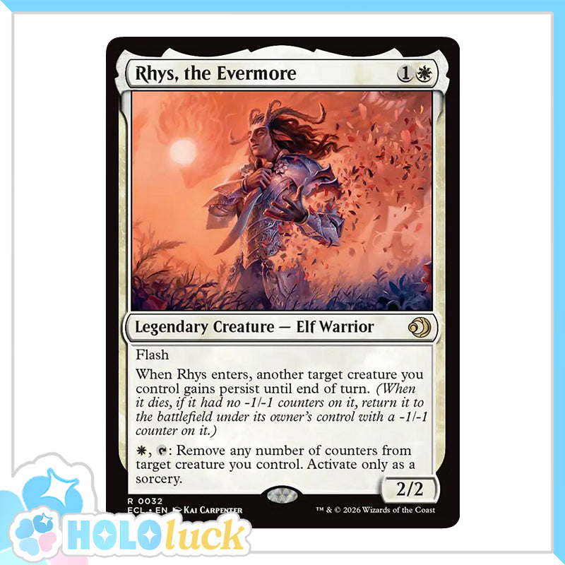 π« Rhys, the Evermore - ECL 32 π« Lorwyn Eclipsed π« MTG NM