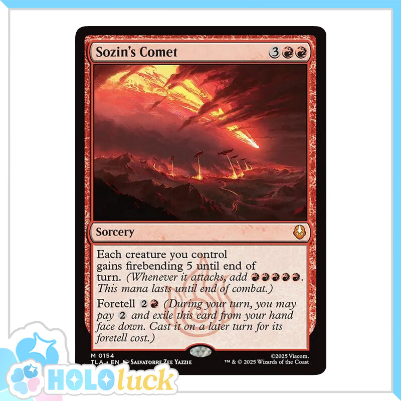 π« Sozin's Comet - TLA 154 π« Avatar: The Last Airbender π« MTG NM