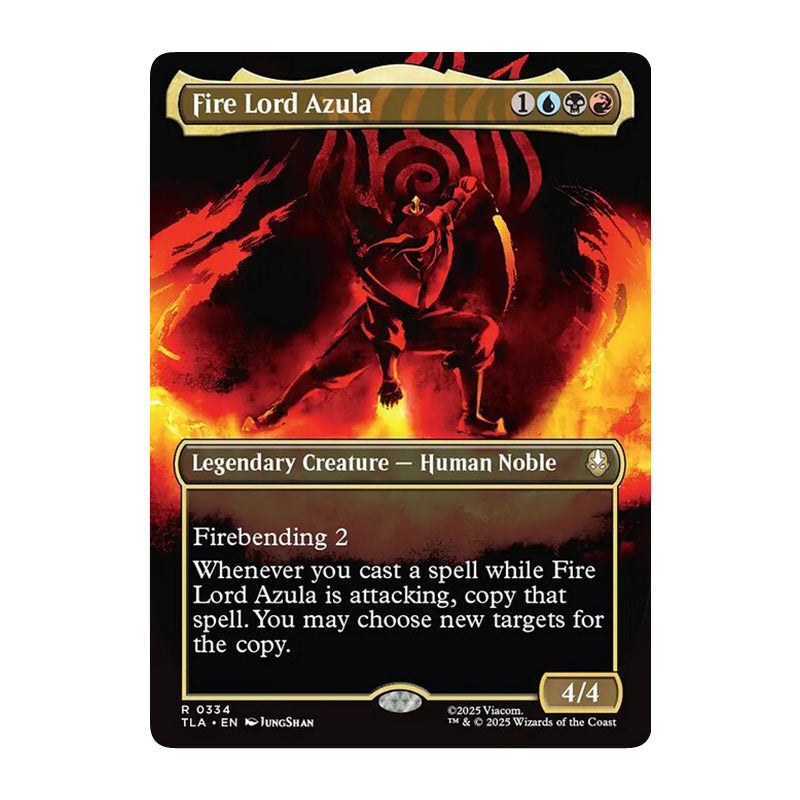 π« Fire Lord Azula BORDERLESS - TLA 334 π« Avatar: The Last Airbender π« MTG NM