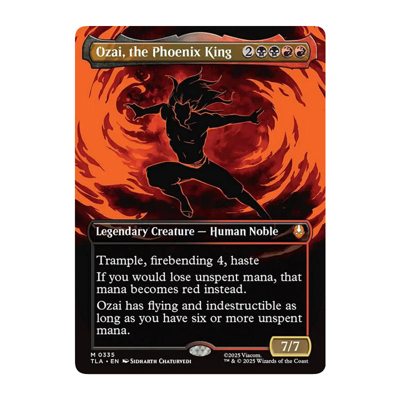 π« Ozai, the Phoenix King BORDERLESS - TLA 335 π« Avatar: The Last Airbender π« MTG NM