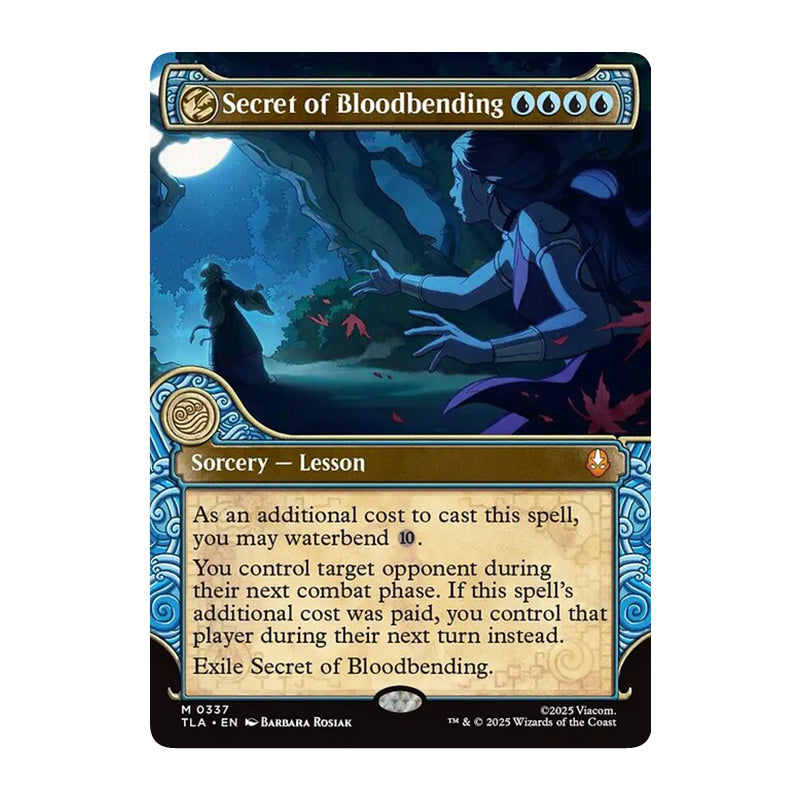 π« Secret of Bloodbending SHOWCASE - TLA 337 π« Avatar: The Last Airbender π« MTG NM