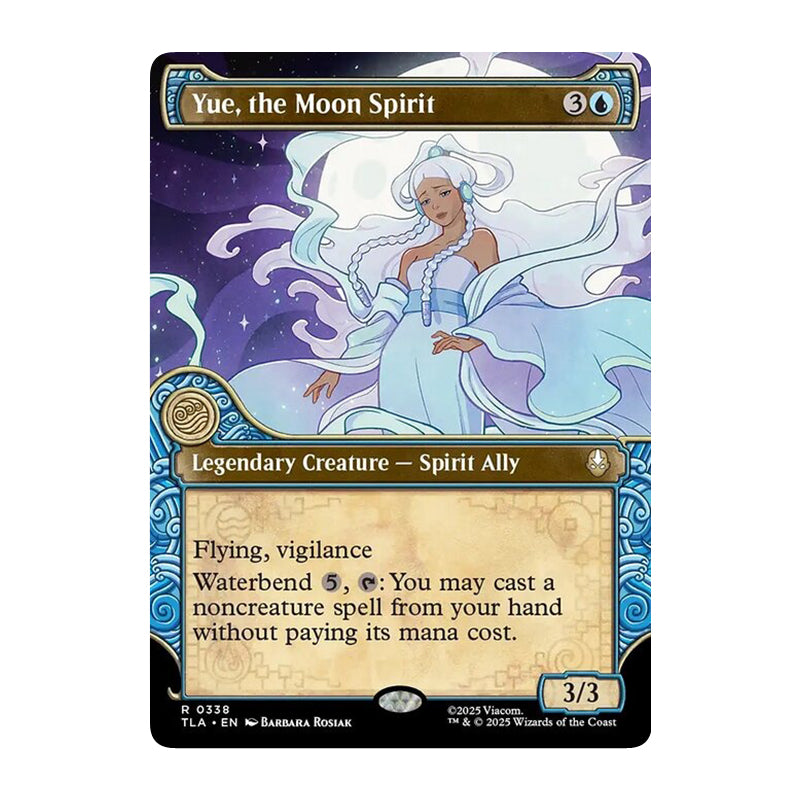 π« Yue, the Moon Spirit SHOWCASE - TLA 338 π« Avatar: The Last Airbender π« MTG NM