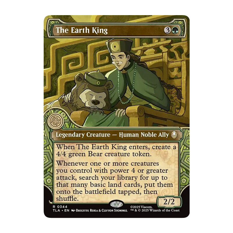 π« The Earth King SHOWCASE - TLA 344 π« Avatar: The Last Airbender π« MTG NM