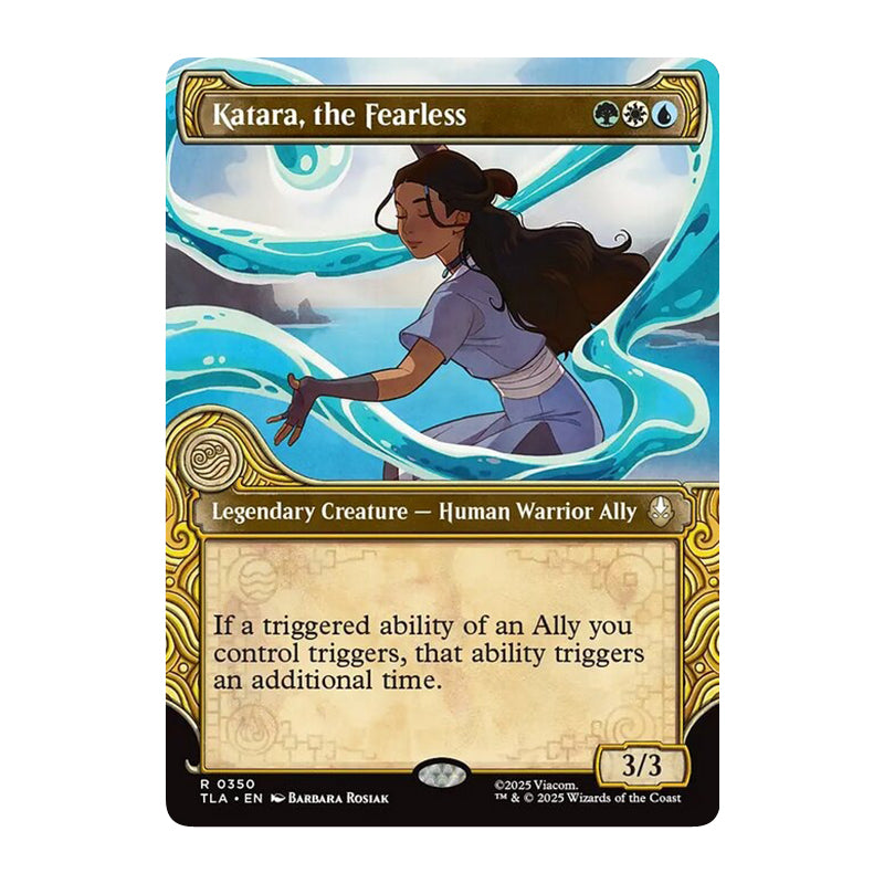 π« Katara, the Fearless SHOWCASE - TLA 350 π« Avatar: The Last Airbender π« MTG NM