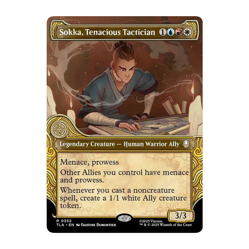 π« Sokka, Tenacious Tactician SHOWCASE - TLA 352 π« Avatar: The Last Airbender π« MTG NM