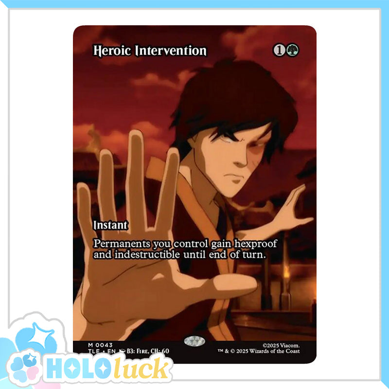 π« Heroic Intervention - TLE 43 π« Avatar: The Last Airbender Eternal π« MTG NM