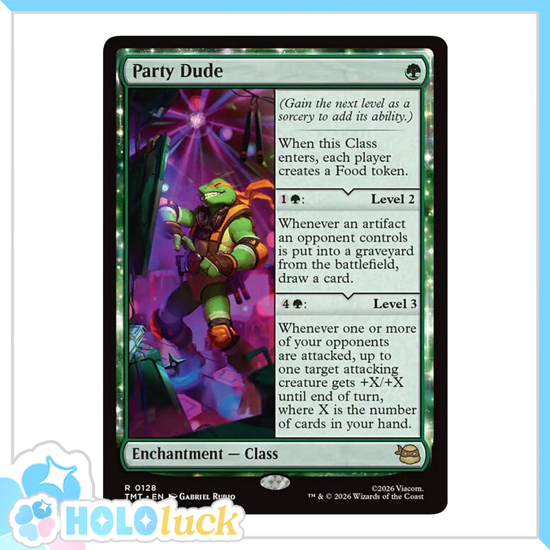 π« Party Dude - TMT 128 π« Teenage Mutant Ninja Turtles π« TMNT MTG NM