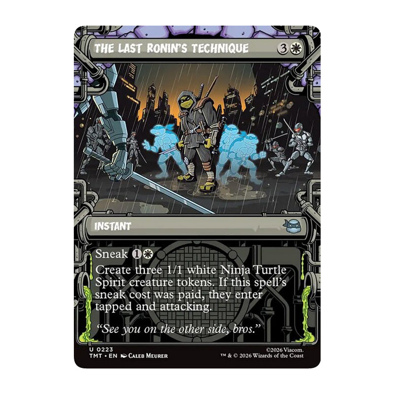 π« The Last Ronin's Technique SHOWCASE - TMT 223 π« Teenage Mutant Ninja Turtles π« MTG NM