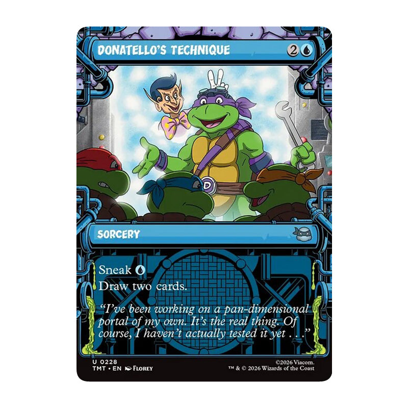 π« Donatello's Technique SHOWCASE - TMT 228 π« Teenage Mutant Ninja Turtles π« MTG NM