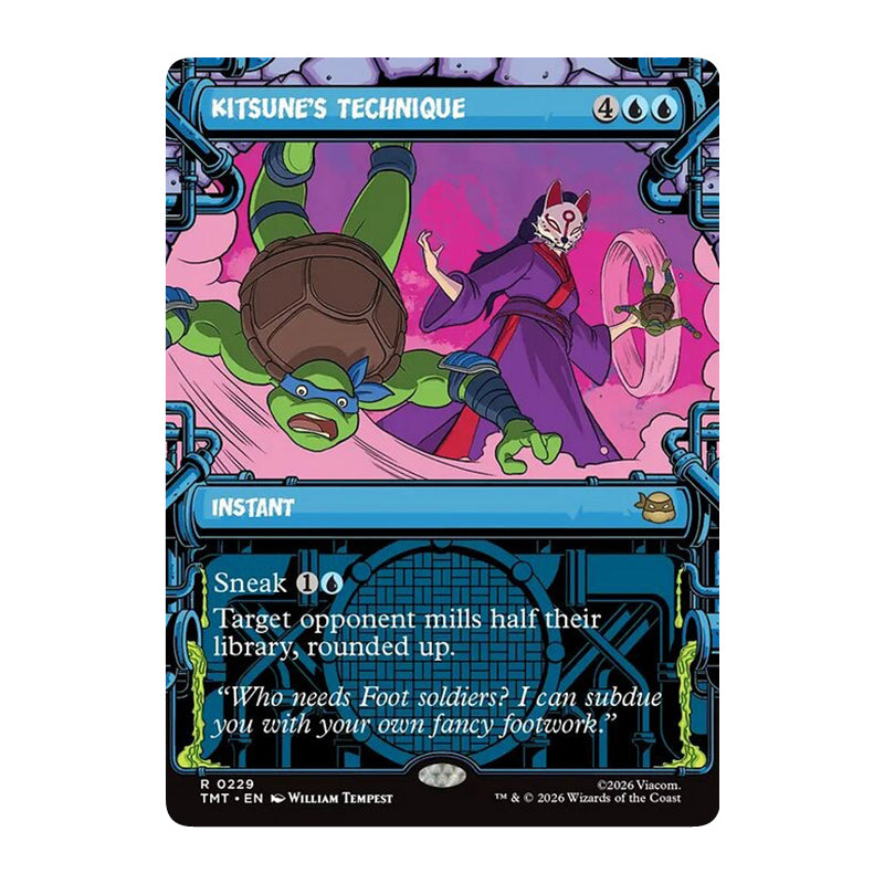 π« Kitsune's Technique SHOWCASE - TMT 229 π« Teenage Mutant Ninja Turtles π« MTG NM