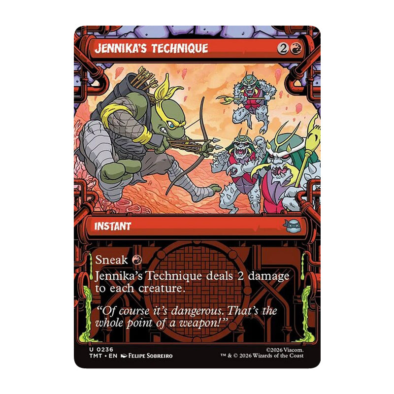 π« Jennika's Technique SHOWCASE - TMT 236 π« Teenage Mutant Ninja Turtles π« MTG NM