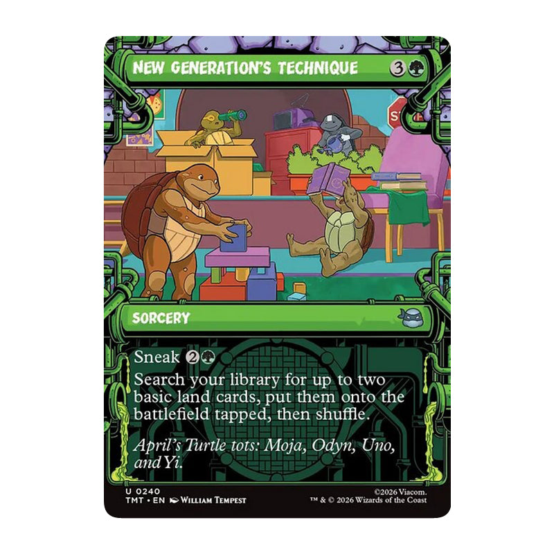 π« New Generation's Technique SHOWCASE - TMT 240 π« Teenage Mutant Ninja Turtles π« MTG NM