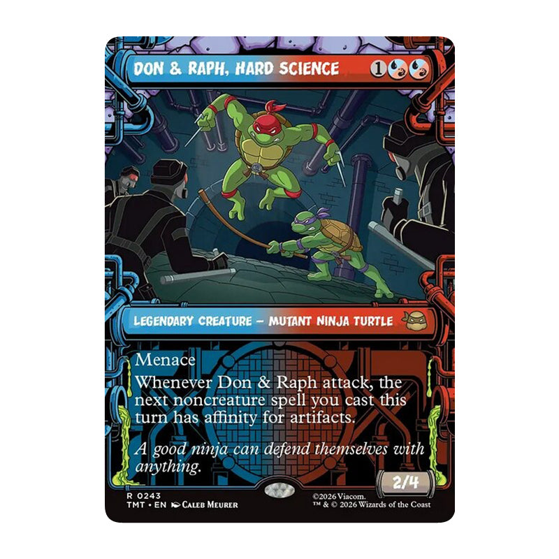 π« Don & Raph, Hard Science SHOWCASE - TMT 243 π« Teenage Mutant Ninja Turtles π« MTG NM