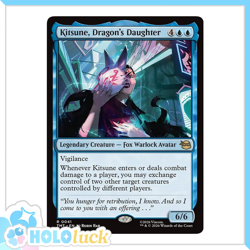 π« Kitsune, Dragon's Daughter - TMT 41 π« Teenage Mutant Ninja Turtles π« TMNT MTG NM