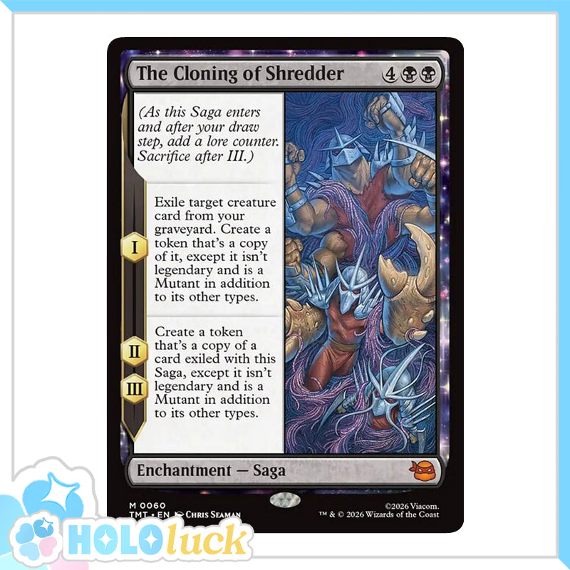 π« The Cloning of Shredder - TMT 60 π« Teenage Mutant Ninja Turtles π« TMNT MTG NM