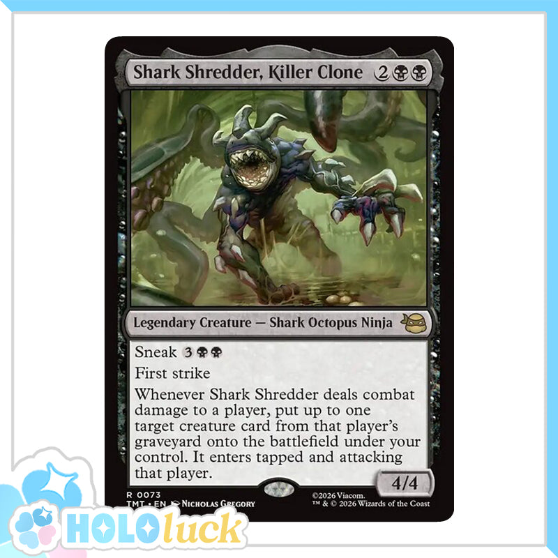 π« Shark Shredder, Killer Clone - TMT 73 π« Teenage Mutant Ninja Turtles π« TMNT MTG NM