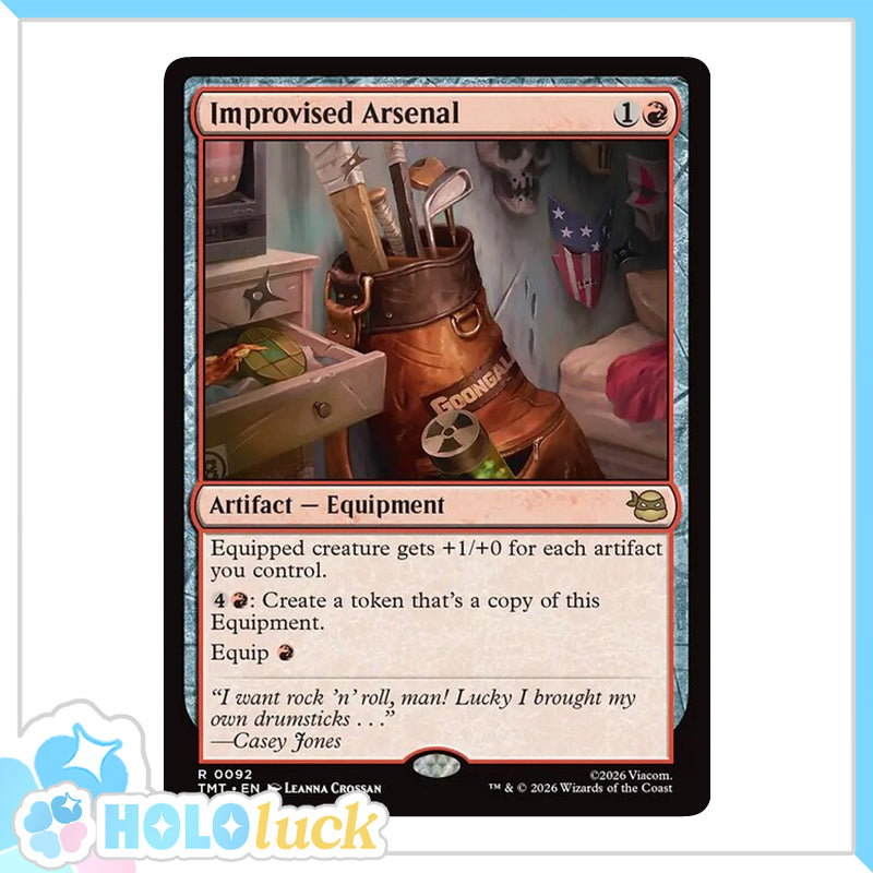π« Improvised Arsenal - TMT 92 π« Teenage Mutant Ninja Turtles π« TMNT MTG NM
