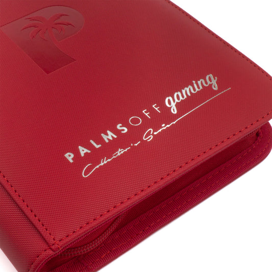 Collector's Series 4 Pocket Zip Binder - Red