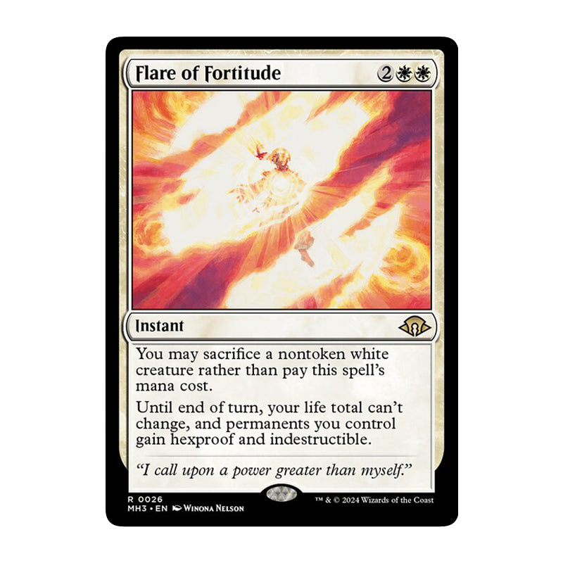 π« Flare of Fortitude - MH3 26 π« Modern Horizons 3 π« Magic the Gathering π« NM