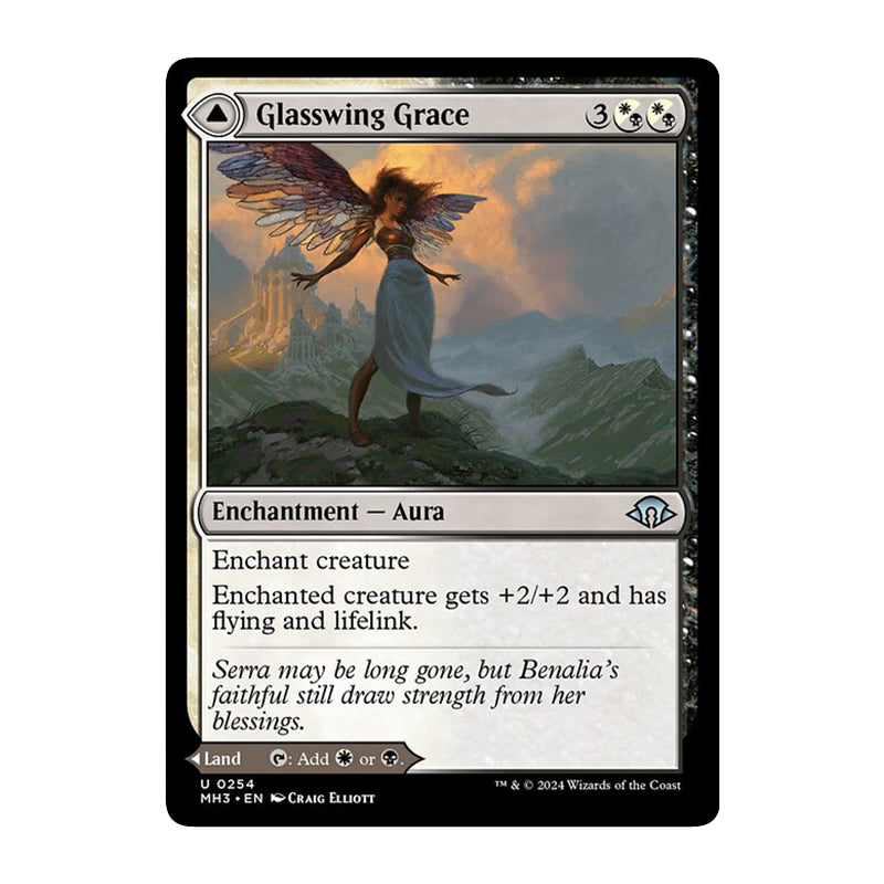 π« Glasswing Grace // Age-Graced Chapel - MH3 254 π« Modern Horizons 3 π« MTG NM