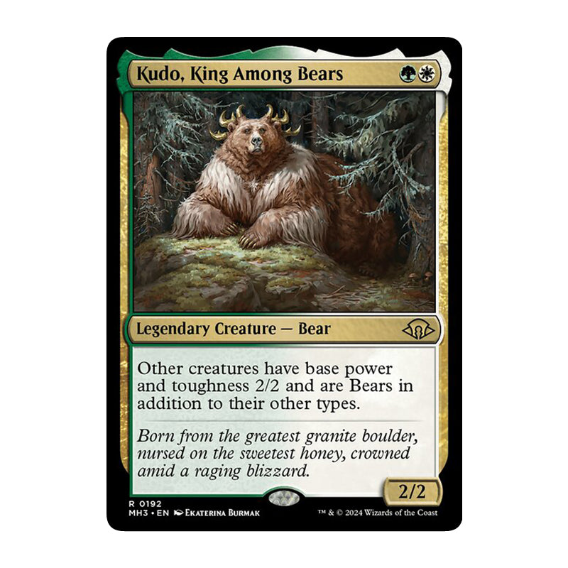π« Kudo, King Among Bears - MH3 192 π« Modern Horizons 3 π« Magic the Gathering π« NM