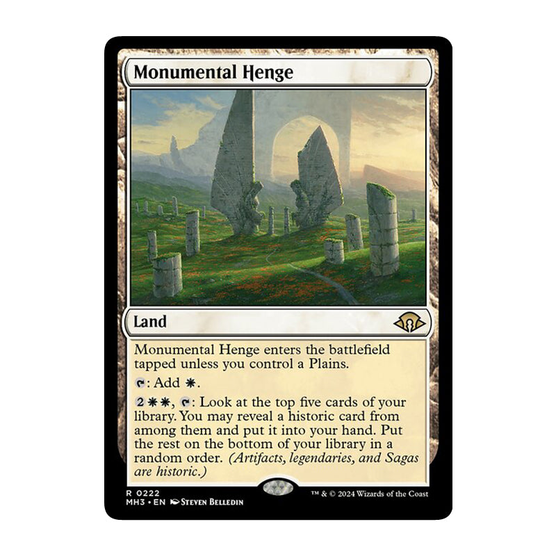 π« Monumental Henge - MH3 222 π« Modern Horizons 3 π« Magic the Gathering π« NM