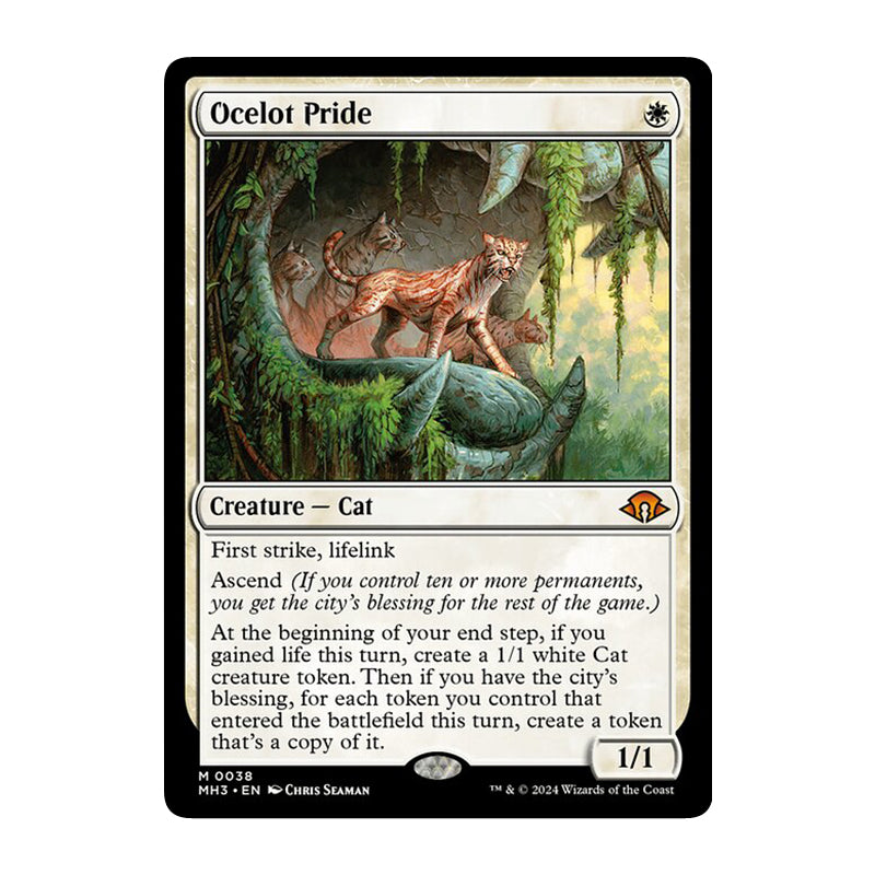π« Ocelot Pride - MH3 38 π« Modern Horizons 3 π« Magic the Gathering π« NM