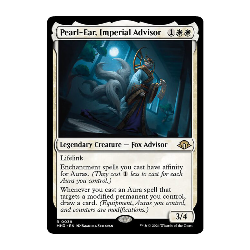 π« Pearl-Ear, Imperial Advisor - MH3 39 π« Modern Horizons 3 π« Magic the Gathering π« NM