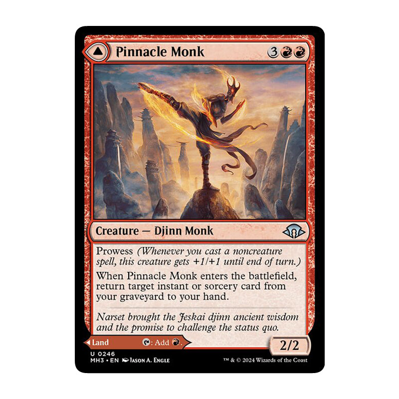 π« Pinnacle Monk // Mystic Peak - MH3 246 π« Modern Horizons 3 π« MTG NM