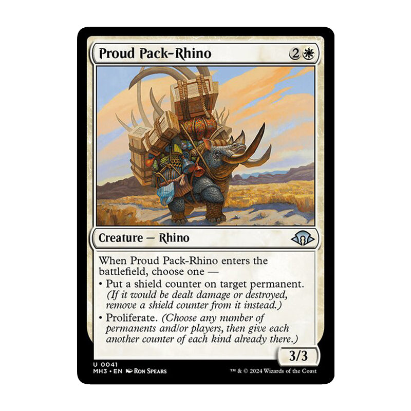π« Proud Pack-Rhino - MH3 41 π« Modern Horizons 3 π« MTG NM