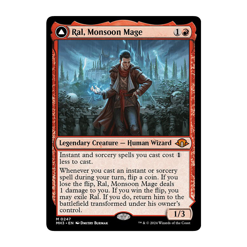 π« Ral, Monsoon Mage // Ral, Leyline Prodigy - MH3 247 π« Modern Horizons 3 π« Magic the Gathering π« NM