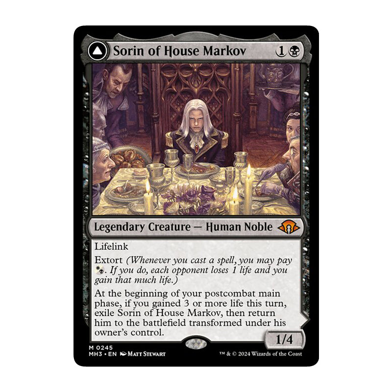 π« Sorin of House Markov // Sorin, Ravenous Neonate - MH3 245 π« Modern Horizons 3 π« Magic the Gathering π« NM
